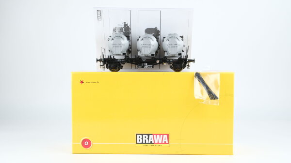 Brawa Spur 0 37157 Behältertragwagen "BTs 30 von Haus zu Haus" der DB