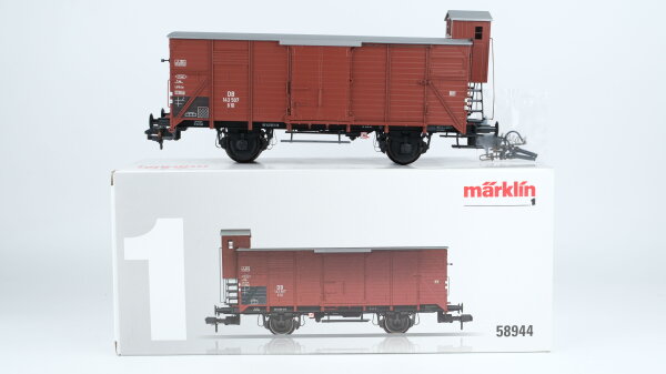 Märklin Spur 1 58944 Gedeckter Güterwagen mit Bremserbühne "143 507 G 10" DB
