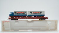 Fleischmann H0 5275 Niederflurwagen Huckepack-System 82...