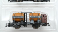 Sachsenmodelle H0 14105 Weinfasswagen-Set K.P.E.V.