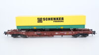 Roco H0 46356 Taschenwagen mit Sattelauflieger (Schenker) DB