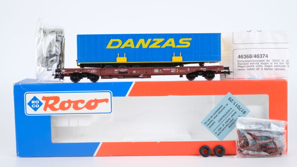 Roco H0 46373 Containertragewagen (Danzas) DB