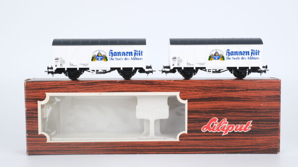Liliput H0 299 01 Set Gedeckte Güterwagen "Hannen Alt"