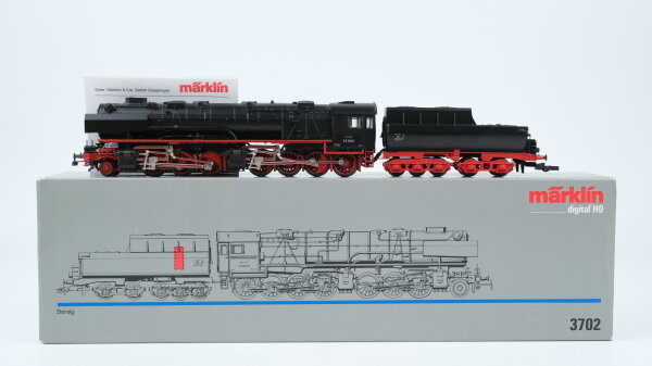 Märklin H0 3702 Dampflok BR 53 0001 DRG Borsig Gleichstrom Umbau