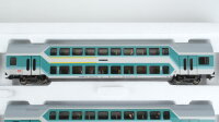 Märklin H0 43580 Wagen-Set "Doppelstockwagen" DB Wechselstrom (mit Ersatzwagen)