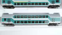 Märklin H0 43580 Wagen-Set "Doppelstockwagen" DB Wechselstrom (mit Ersatzwagen)