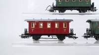 Märklin H0 Konvolut Donnerbüchsen 2. Kl. Gepäckwagen SWEG u.a.