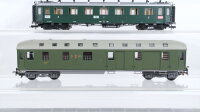 Kleinbahn u.a. H0 Konvolut Schnellzugwagen 1./2. Kl. Gepäckwagen DB u.a.