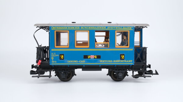 LGB G 3013 Speisewagen blau Kl.2 "Steyrtalbahn" ÖBB