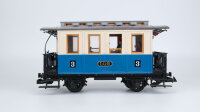 LGB G 3012 Personenwagen beige/blau 3Kl.