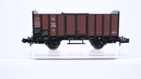 Minitrix N Konvolut Kranwagen mit Kranschutzwagen Hochbordwagen DB u.a.