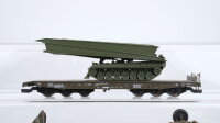 Roco H0 Konvolut Flachwagen mit Panzer...