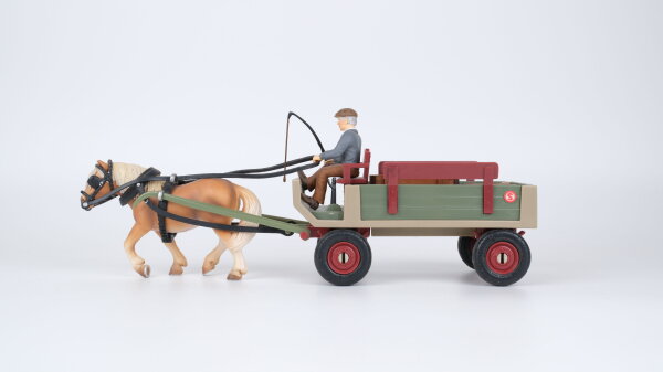 Schleich G 40190 Fuhrwerk Kutsche mit Pferd und Reiter