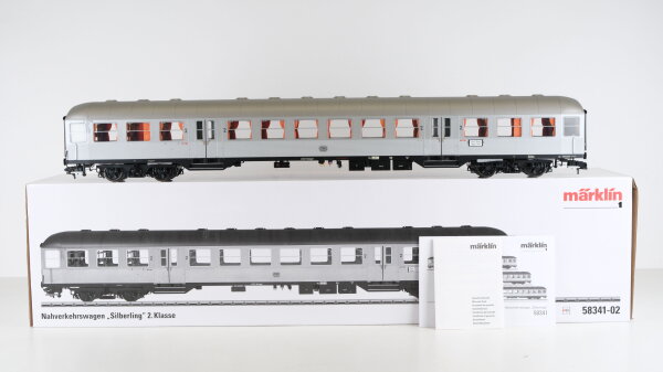 Märklin Spur 1 58341-02 Personenwagen Nahverkehr Silberling Digital Mfx