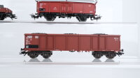 Märklin H0 Konvolut Niederbordwagen teilbeladen Selbsttentladewagen Klappdachwagen Hochbordwagen mit Kohle DB