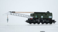 Fleischmann H0 Konvolut Kranwagen mit Kranschutzwagen Niederbordwagen beladen DB