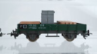 Fleischmann H0 Konvolut Kranwagen mit Kranschutzwagen Niederbordwagen beladen DB