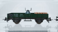 Fleischmann H0 Konvolut Kranwagen mit Kranschutzwagen Niederbordwagen beladen DB