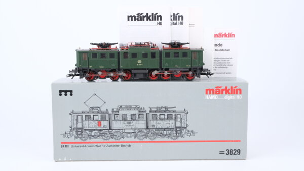 Märklin H0 3829 Elektrische Lokomotive BR 191 der DB Gleichstrom (Licht teilweise defekt)