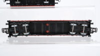 Märklin H0 Konvolut Niederbordwagen teilbeladen Talbot-Trichterwagen DB