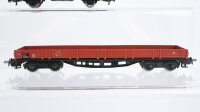 Märklin H0 Konvolut Niederbordwagen teilbeladen Talbot-Trichterwagen DB