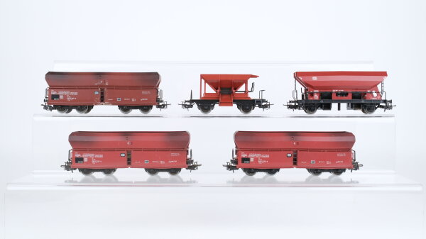 Märklin H0 Konvolut Selbstentladewagen Trichterwagen DB u.a.