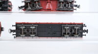 Märklin H0 Konvolut Klappdachwagen Teleskophaubenwagen Niederbordwagen gedeckter Güterwagen DB