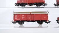 Märklin H0 Konvolut Klappdachwagen Teleskophaubenwagen Niederbordwagen gedeckter Güterwagen DB