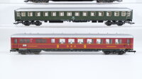 Liliput H0 Konvolut Abteilwagen 2. Kl. Speisewagen "Mitropa" DB u.a.