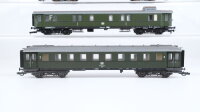 Unbekannt H0 Konvolut Schnellzugwagen 2. Kl. Gepäckwagen DB