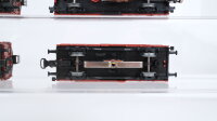 Märklin H0 Konvolut Schiebedachwagen gedeckte Güterwagen Niederbordwagen DB (Kupplung fehlt)