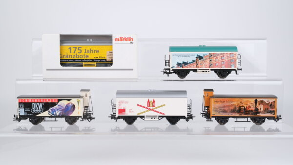 Märklin H0 Konvolut Kühlwagen "Gränzbote Niederegger Hamburg Schweberklasse" DB u.a.