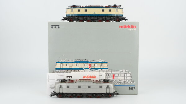 Märklin H0 3667 Lokomotiven-Set BR 118 / BR E18 DB Wechselstrom Digital (1 vermutlich verharzt)
