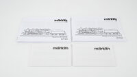 Märklin H0 37187 Set mit 2 Dampflokomotiven BR 18 / S 3/6 DB K.Bay.Sts.B. Wechselstrom Digital