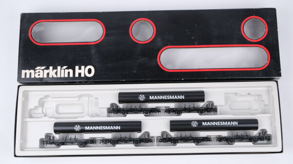Märklin H0 2854 Güterzug Mannesmann Röhrenzug DB Wechselstrom (unvollständig)