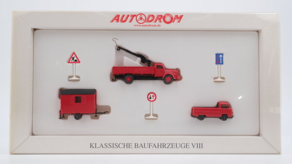 Wiking H0 99028 Klassische Baufahrzeuge VIII