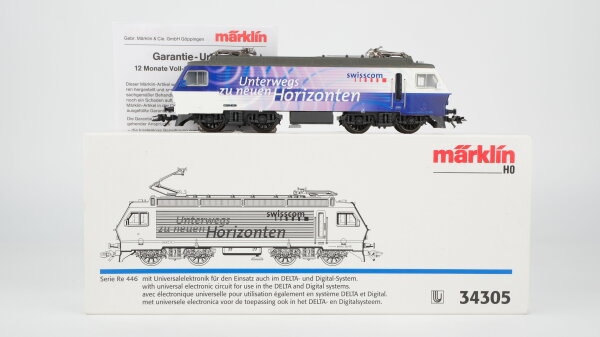 Märklin H0 34305 E-Lok "swisscom" BR Serie Re 446 448-3 Südostbahn Wechselstrom Delta Digital