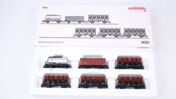 Märklin H0 46351 Muldenkippwagen-Set 2 DB