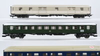 Märklin H0 Konvolut Packwagen Personenwagen "Silberling" 1./2.Kl. Abteilwagen 2.Kl. Schlafwagen "TEN" DB