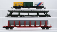 Märklin H0 Konvolut Schwerlastrungenwagen...