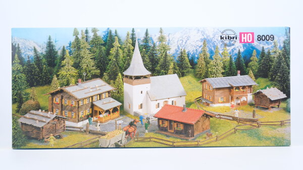 Kibri H0 8009 Dorf Set bestehend aus 8001, 8002, 8004, 8006, 8007, 8008