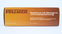 Vollmer H0 3736 Gasthaus mit Metzgerei und Inneneinrichtung