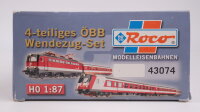 Roco H0 43074 Personenzug Set E-Lok 1142 ÖBB 4 tlg. Gleichstrom