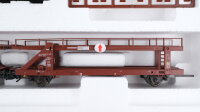 Märklin H0 47125 Set mit 2 Autotransportern Prosche Laekks 553 der DB AG