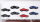 Märklin H0 47125 Set mit 2 Autotransportern Prosche Laekks 553 der DB AG