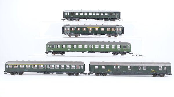 Roco H0 Konvolut Postwagen Personenwagen "Hechte" 1./2.Kl. Grossraumwagen 1./2.Kl. Grossraumawagen 2.Kl. DB