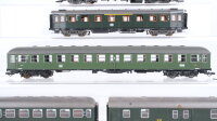 Roco H0 Konvolut Postwagen Personenwagen "Hechte" 1./2.Kl. Grossraumwagen 1./2.Kl. Grossraumawagen 2.Kl. DB