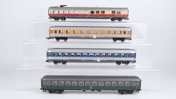 Röwa H0 Konvolut Abteilwagen 1./2.Kl., 2.Kl. Speisewagen "TEE" DB