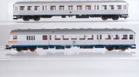 Roco H0 Konvolut "Silberlinge" Abteilwagen 1./2.Kl. Steuerwagen 2.Kl. mit Stückgutabteil DB