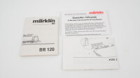 Märklin H0 3353 E-Lok BR 120 104-5 DB Wechselstrom (vermutlich verharzt)